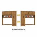 Guarda Roupa Modulado Paris 5 Portas 2 Gavetas - Imagem 6