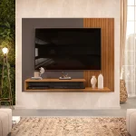 Painel-para-TV-ate-50-Polegadas-Ripado-com-Nichos-DJ-Moveis-Nando-Freijo-Cinza