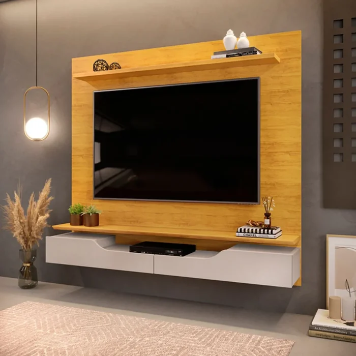 Painel para TV até 60 Polegadas com 2 Portas DJ Móveis Levi - Imagem 3