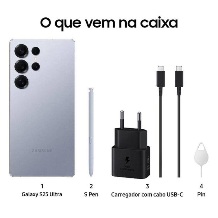 Smartphone Samsung Galaxy S25 Ultra - Imagem 4
