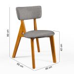 Conjunto Sala De Jantar 4 Cadeiras Mesa Redonda 110cm - Imagem 6