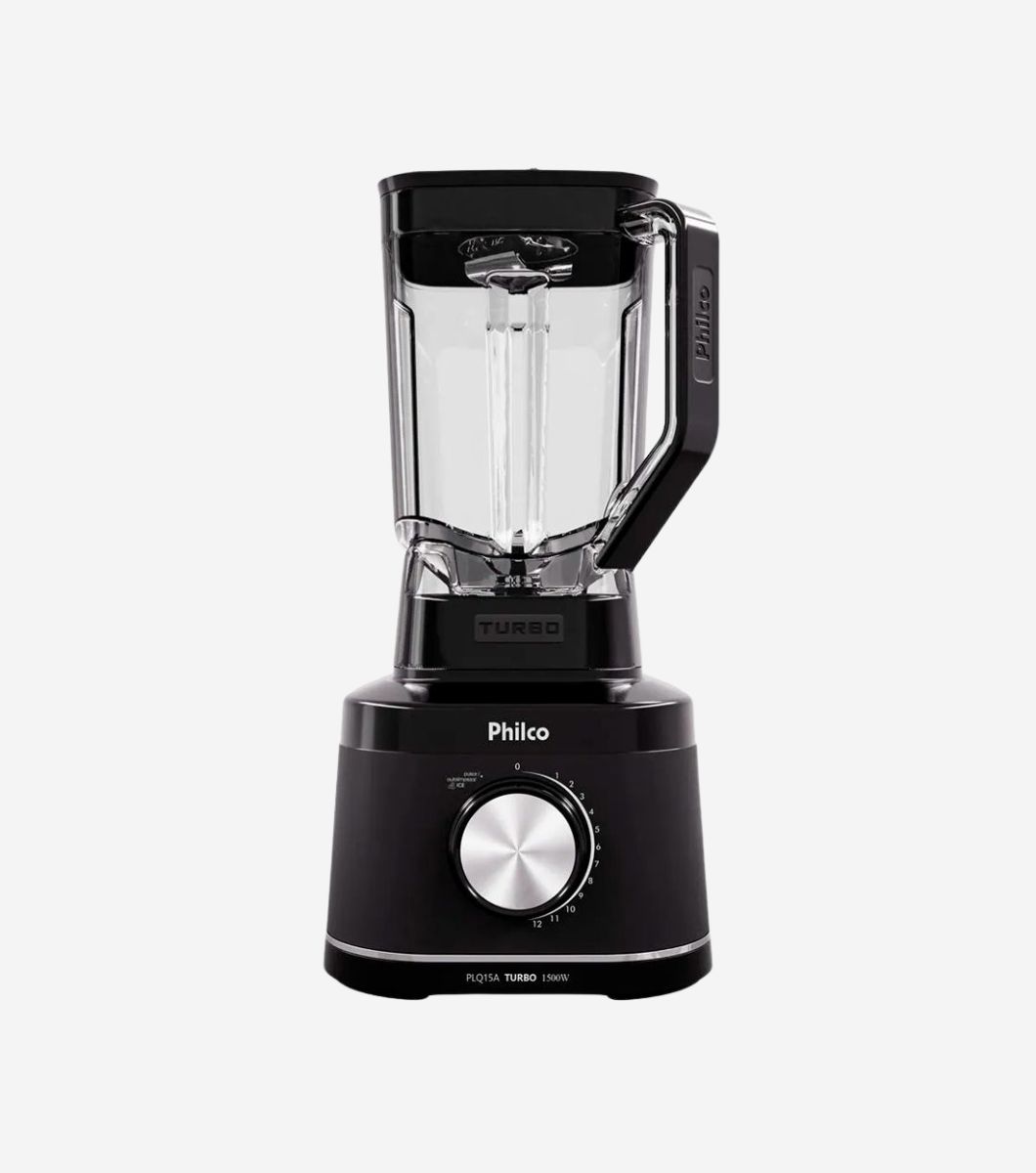 Liquidificador Philco 1500W 12 velocidades 3,1L PLQ15A - Philco Liquidificador Philco 1500W 12 velocidades 3,1L PLQ15A - Philco