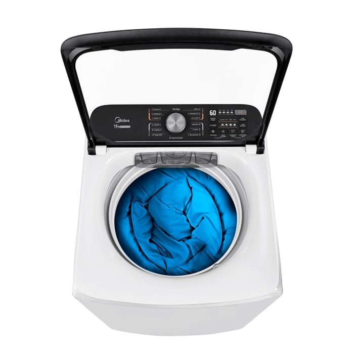 Lavadora Automática 13Kg Branca MA512W130A, Cesto Inox, Display em LED | Midea - Imagem 3
