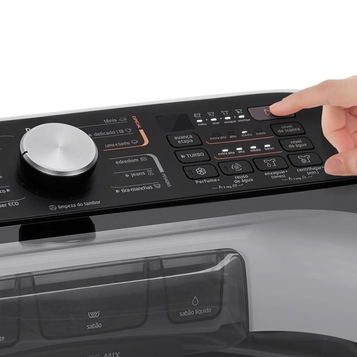 Lavadora Automática 13Kg Branca MA512W130A, Cesto Inox, Display em LED | Midea - Imagem 2