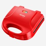 Sanduicheira Grill Elétrica Lenoxx Easy PSD119 Vermelha 127V