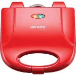 Sanduicheira Grill Elétrica Lenoxx Easy PSD119 Vermelha 127V - Imagem 2